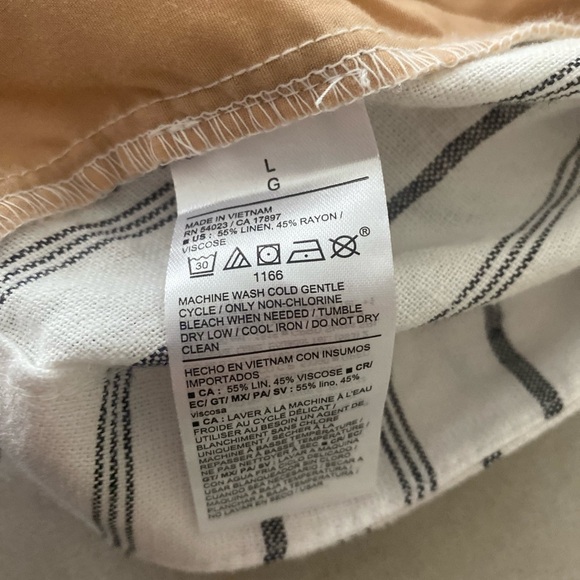 NWT Old Navy Extra High Waisted Linen Blend Taylor Wide-Leg Trouser Pants Size L - Picture 10 of 11